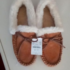 J Crew real suede moccasins/ slippers 7